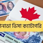 কানাডা ভিসা ক্যাটাগরি